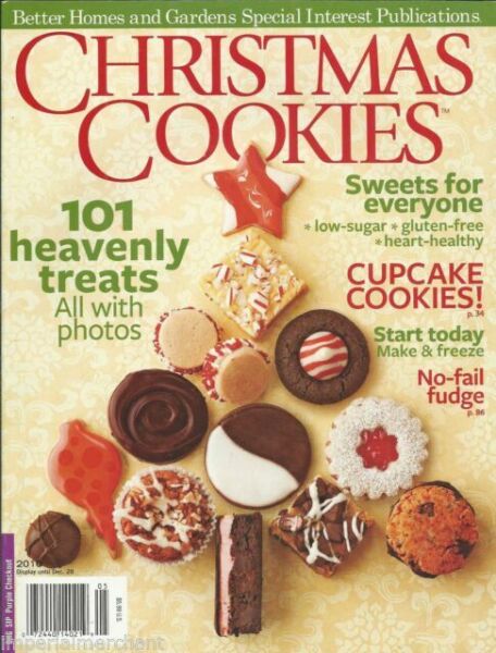 Better Homes Gardens Christmas Cookies Magazine 101 Recipes Gifts Brownies 2008 For Sale Online Ebay
