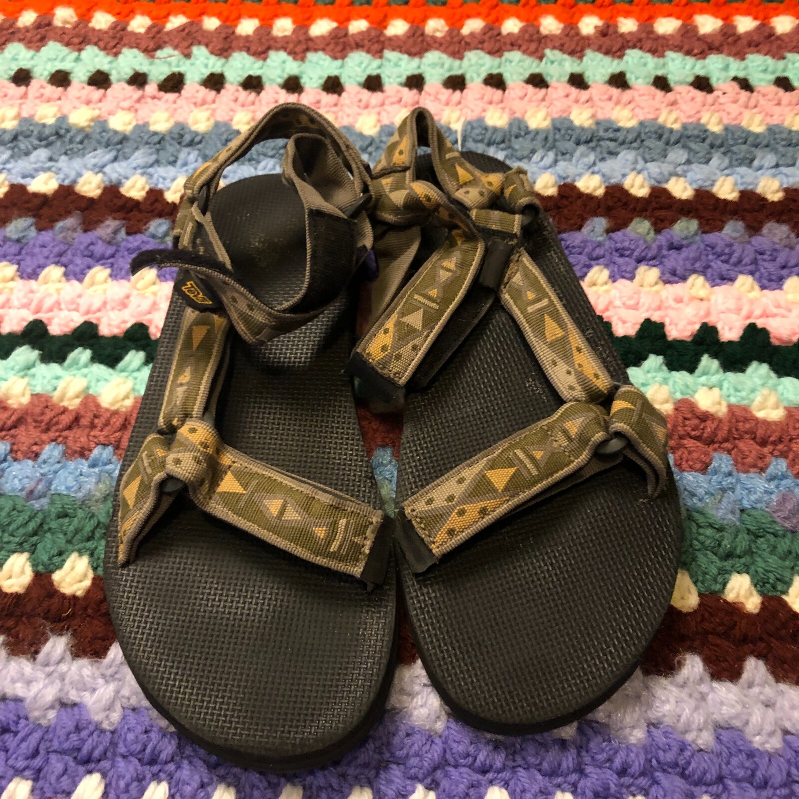 Mens Teva Water Sandals Synthetic Size 
