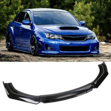 For Subaru Impreza WRX STI Front Bumper Lip Spoiler Splitter Chin Glossy Black