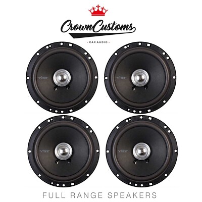 VIBE 6,5 ZOLL Autolautsprecher 4er-Pack 480 Watt Auto Audio Tür Lautsprecher Dual Kegel
