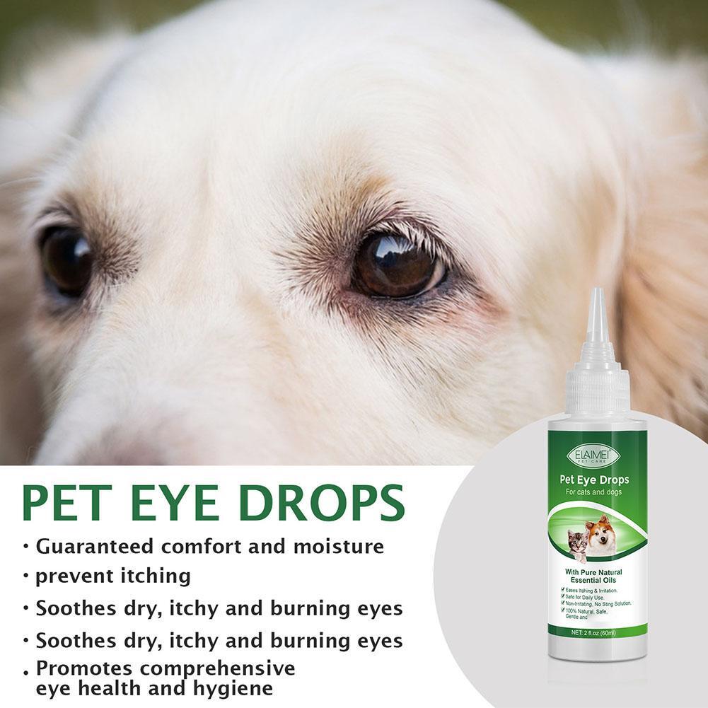 Dog Eye Drops 60ML For All Animal Eye Wash,Helps Relieve Pink Eye A2Z0