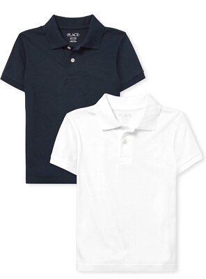 The Children's Place boys Uniform Soft Jersey Short Sleeve Polo Pack 