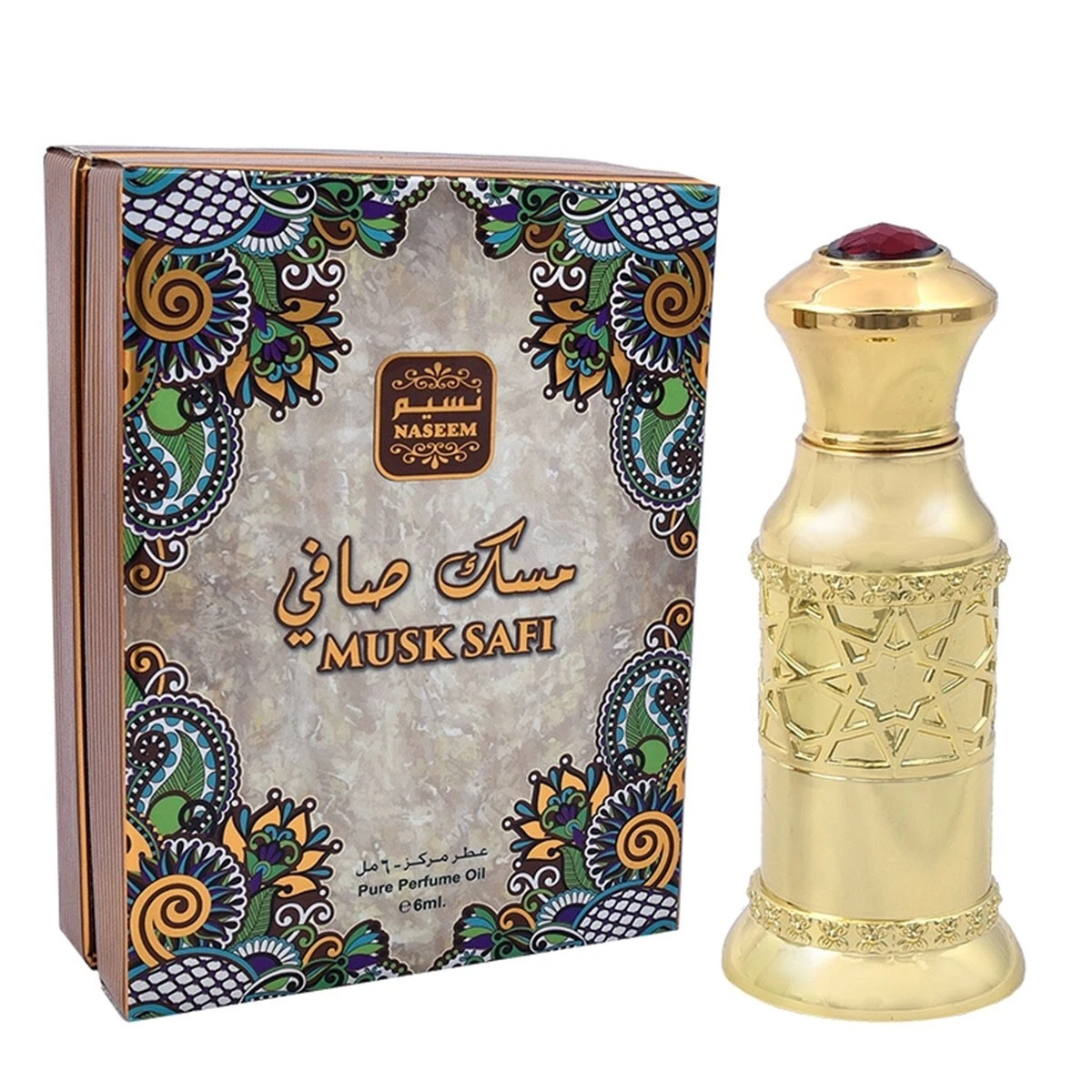 Musk Safi Pure Perfume Oil Attar Ittar by Naseem Unisex 12 Hour Lasting