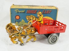Marx Toys USA No. 423 Dual Horse  Cart Never Played With Rare Vintage 28 Cm