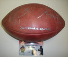 CAM NEWTON,ANDY DALTON CAROLINA PANTHERS LAST 1 JSA/COA SIGNED OFFICIAL FOOTBALL
