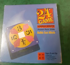 24 GAME Math Single Digits Ages 8 Builds Minds Fast Educational Homeschool