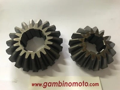 PRAI COPPIA CONICA MOTOCOLTIVATORE BERTOLINI BM12 DENTI CORONA 19 DENTI CORONA 16