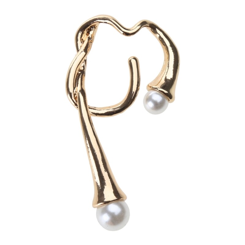 Earless Hole Earring Ear Cuffs for Non-Pierced Ears Gold Ear Cuff Earrings