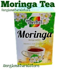 TE DE MORINGA Therbal MORINGA TEA 25 BAGS 2 gr each Therbal Brand Made in Mexico
