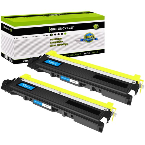 2PK TN210 Cyan Toner Cartridge Fits For Brother HL-3075CW MFC-9010CN MFC-9120CN