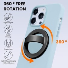 High Grade Magnetic Phone Grip Holder Thin Silicone Finger Loop Ring fits Phones