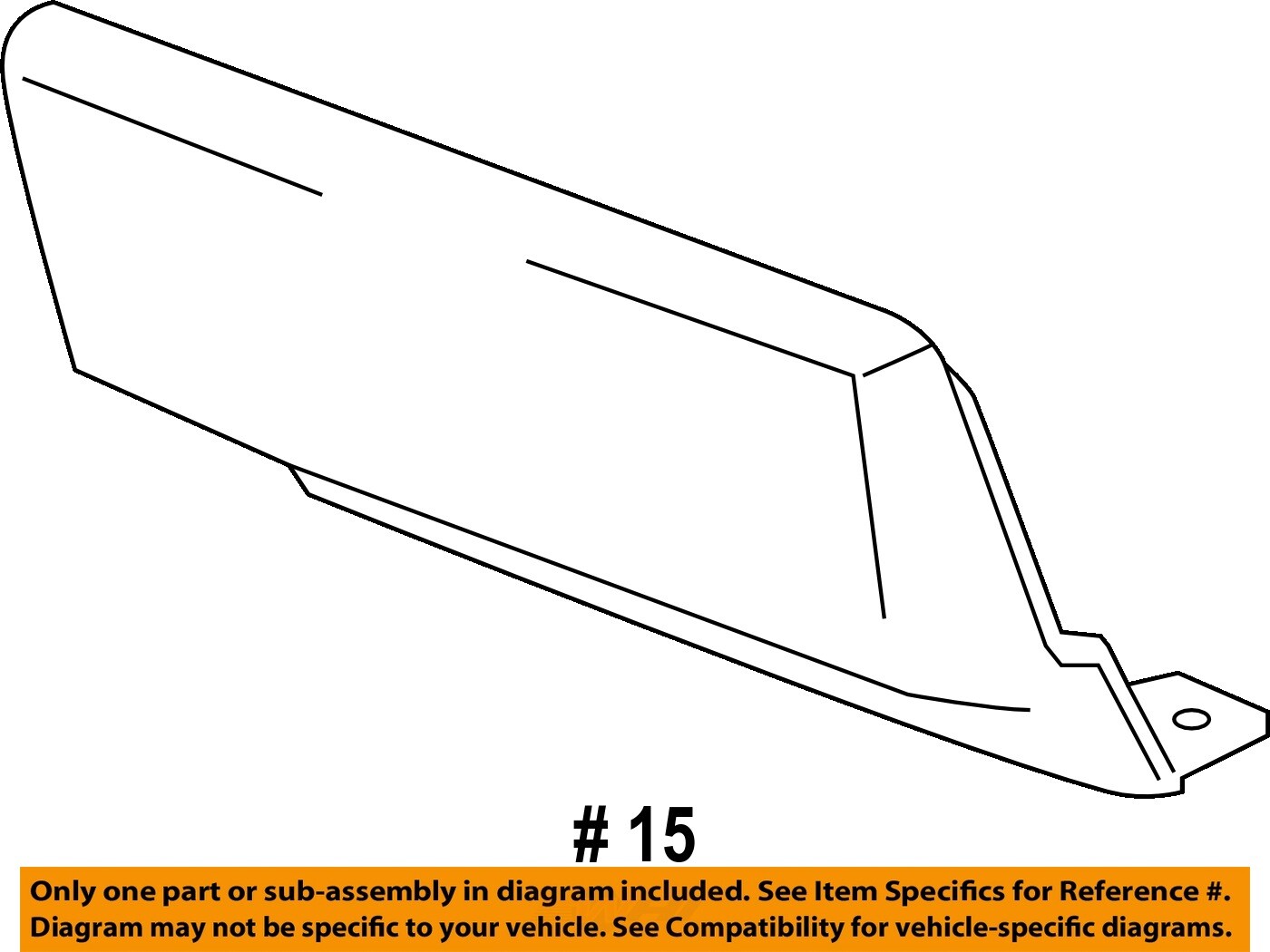 20152017 TAHOE SUBURBAN REAR BUMPER HITCH COVER PAINT TO MATCH NEW GM