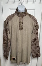 USMC Frog Combat Ensemble Shirt Desert MARPAT Size LARGE REGULAR