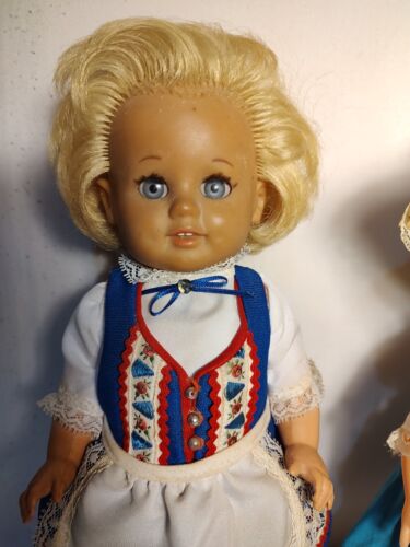 Vtg Dolls of the World unbranded - one 10" one 11" - Picture 3 of 4