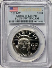 2013-W 1 oz Proof Platinum American Eagle PCGS PR70 DCAM FS