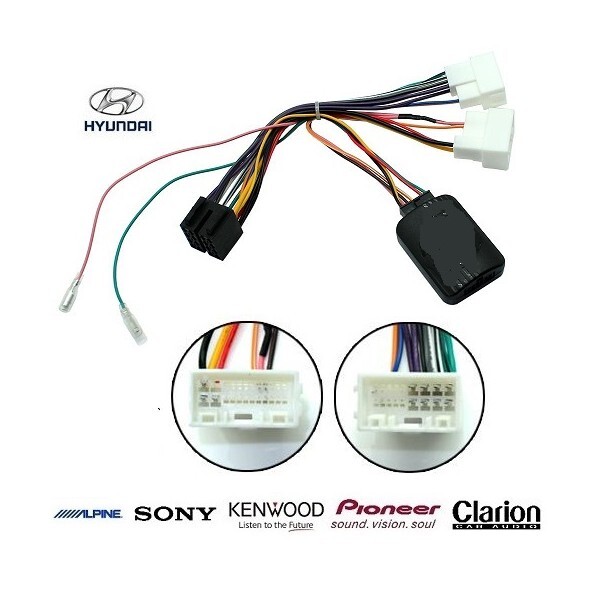 Commande au volant Hyundai Santa-Fe 2013 interface plug and play pour Alpine