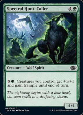 MTG Jumpstart 2022 C Spectral Hunt-Caller #045 PLAYSET 4x x4