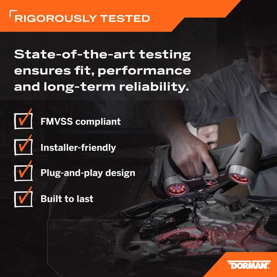 Window Regulator fits 1995-2002 Volkswagen Cabrio  DORMAN OE SOLUTIONS - Image 3 of 3