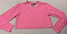 Ideology Long Sleeve Athletic Halter Top Shir...