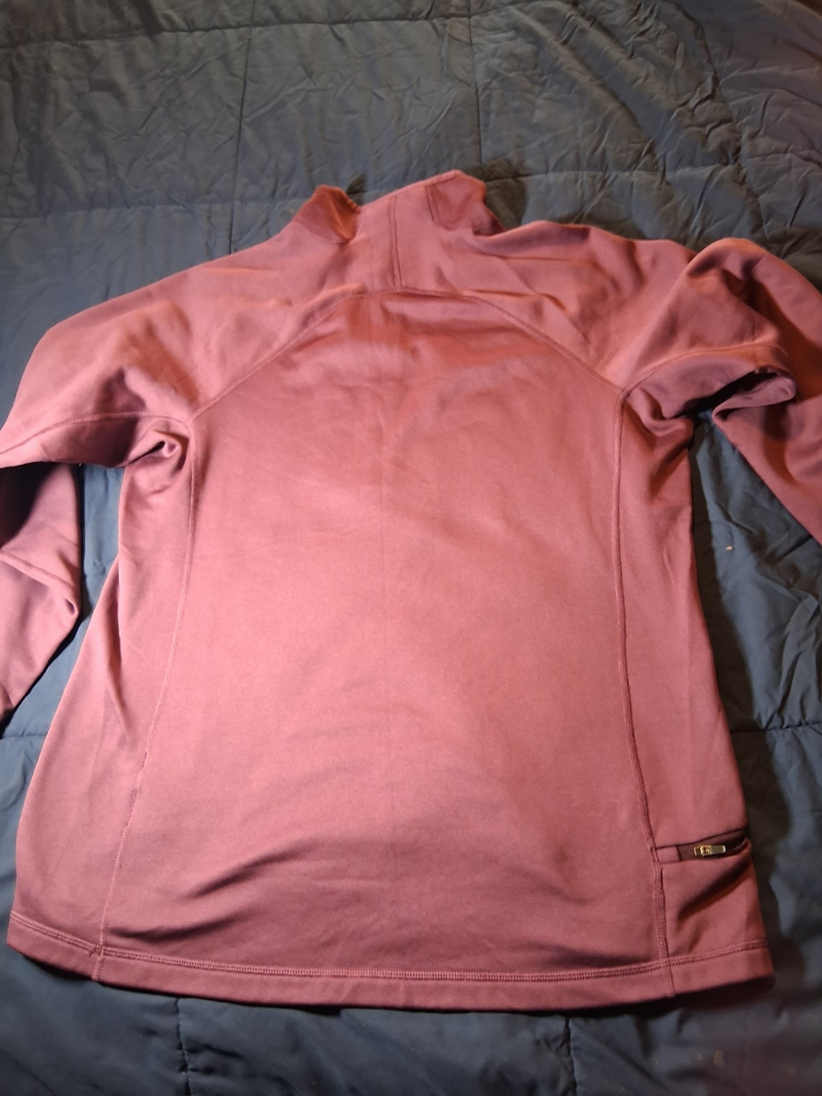 Patagonia Crosstrek 1/4 zip Pullover Womens XL Long Sleeve Running Burgundy  thumbnail 6