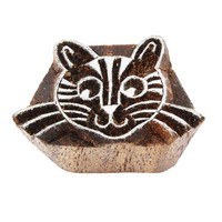 Stempel Aus Holz Katze Holzstempel