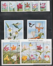 1997 Antigua & Barbuda Sc# 2084-93 - Orchids of the World. MNH Cv$32.75