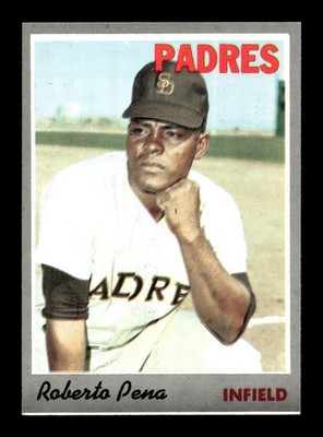 1970 Topps #44 Roberto Pena Padres EX-MT *9q