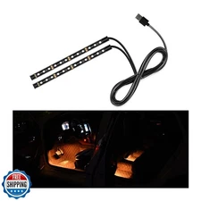 Yourkar Car LED Strip Light, 24 LED Auto Interior Under Dash Atmosphere Light