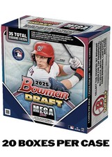 2025 BOWMAN DRAFT CHROME MEGA BOX 20-BOX CASE MLB Baseball Brand New Sealed