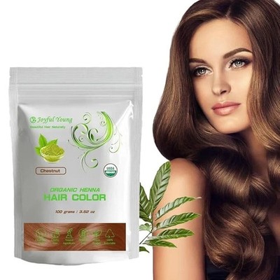 Organic Henna Hair Dye Powder Natural Chemical-Free Hair Color All Shades