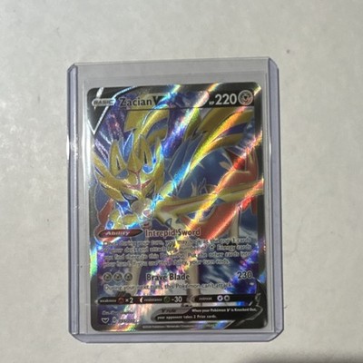 The Pokémon Company Zacian V 195/202 Sword & Shield Ultra Rare Holo 220 HP
