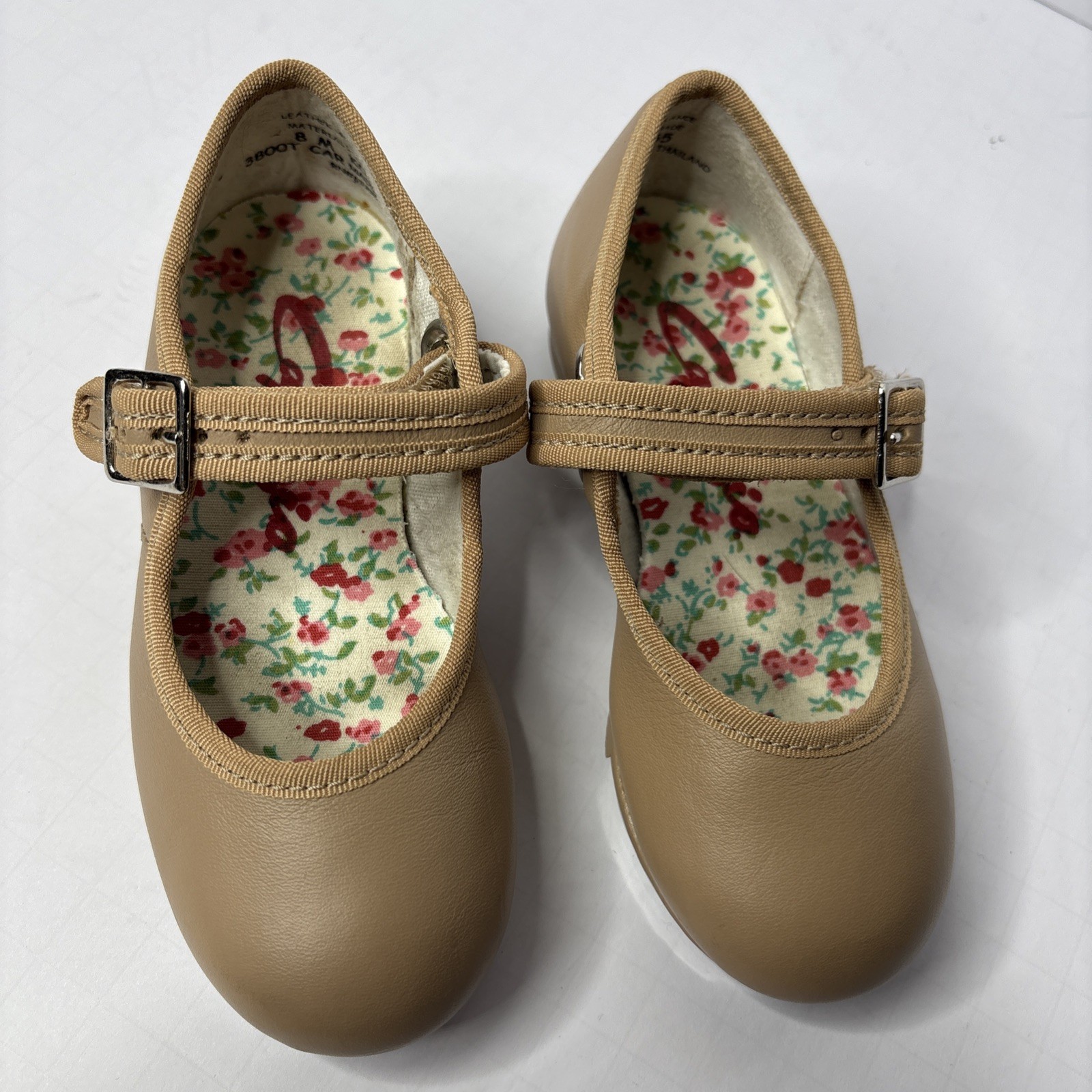 Child's Size 8m 3800c Caramel Tan New No Box 3868