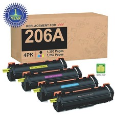 WITH CHIP W2110A Fits For HP 206A 206X Toner Color lot LaserJet Pro M283fdw M282