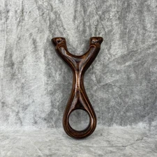 Handmade Slingshot Laminate Wood Hunting Slingshot 6 3/4” NEW