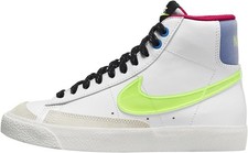 Big Kid's Nike Blazer Mid '77 White/Volt-Hyper Royal DV2234 100 