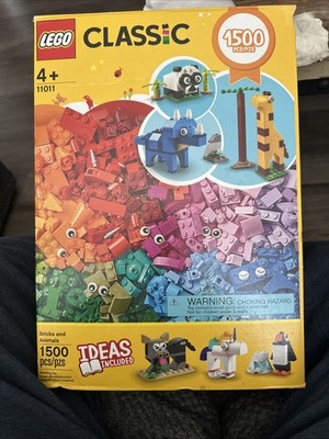 LEGO Classic Bricks & Animals 11011 1500 Pieces See Photos