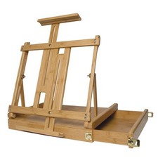 Bamboo Ravenna Tabletop Sketch Box Easel - Portable Size of 16"x14"x5" - Stor...