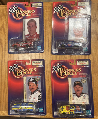 Winners Circle NASCAR Dale Earnhardt Sr Lifetime & Jr 1997 & 1999 Four Different