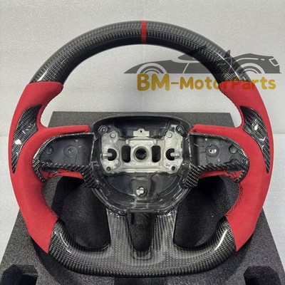 Carbon Fiber Steering Wheel for Dodge Hellcat Charger Durango Challenger SRT 15+