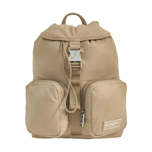 BURBERRY The Rucksack Backpacks Cloth Camel Free Shipping | Duties Paid