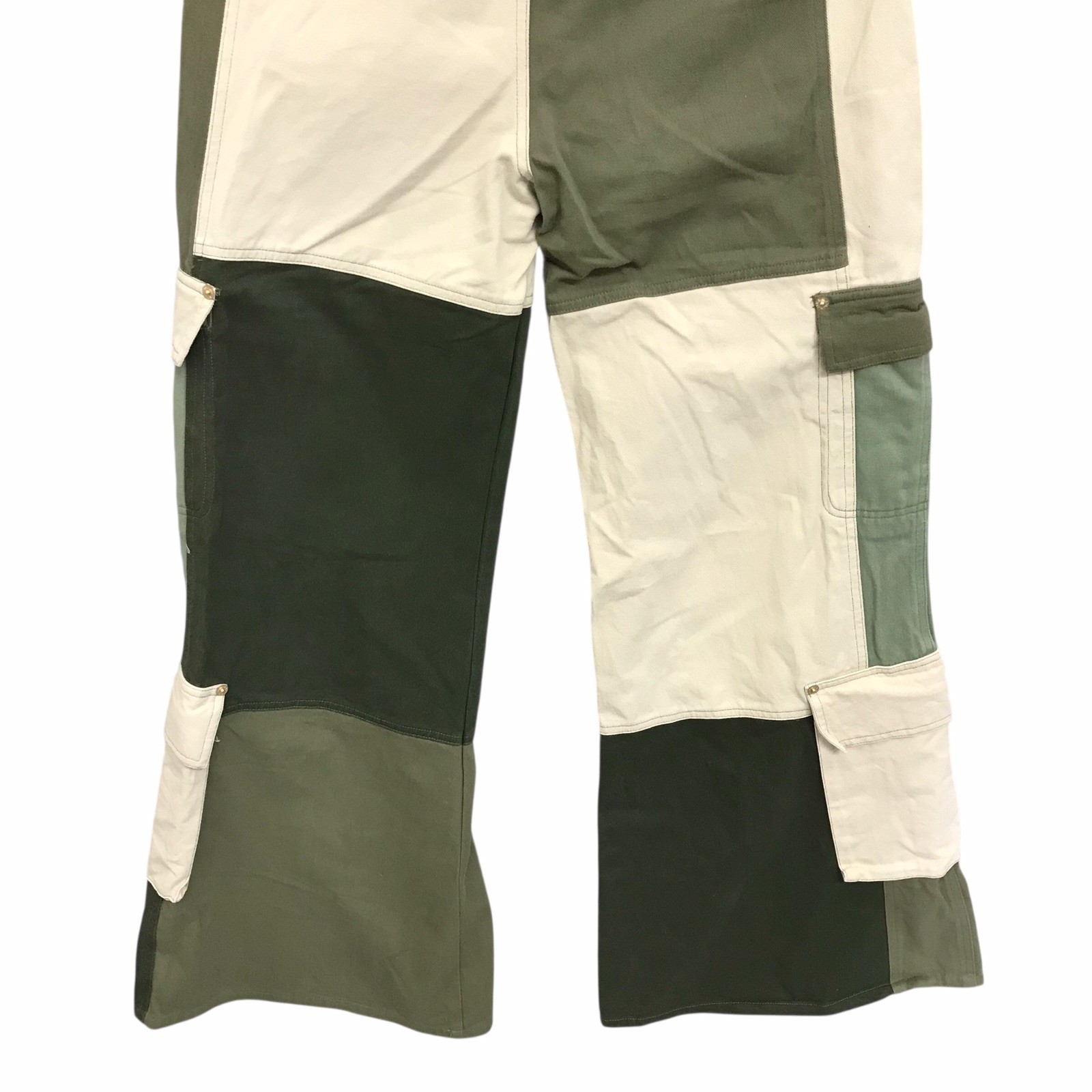 Jagger & Stone Miller Patchwork Cargo Pants Flare… - image 7