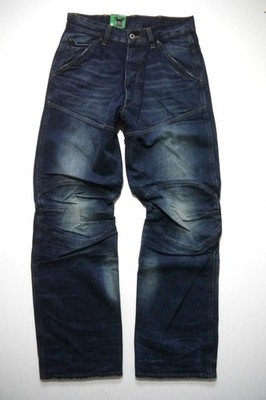 Neu G-Star Herren Jeans Hose W30 L32 S / M Elwood 5620 Biker Relaxed Loose BAGGY