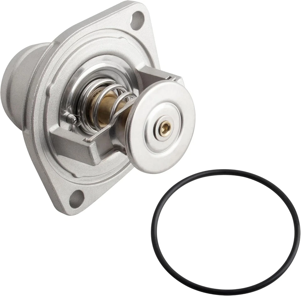 Carcasa termostato refrigerante motor para Ford F-250 F-450 F-550 Super Duty 2003-07 Foto 4 de 4