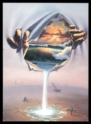 Waiting for Rain 1993 Beyond Bizarre Comic Images Card #89 (NM)