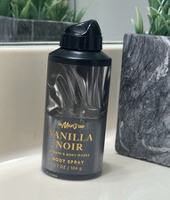 Bath Body Works Vanilla Noir Body Spray 3.7 oz Men Vanilla Bergamot Patchouli