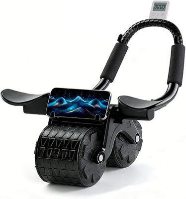 2026 Upgraded Ab Roller Wheel with Knee Mat &Timer | Full-Body Core Strength Tra