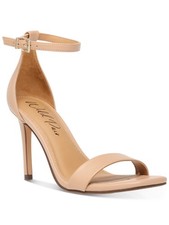 WILD PAIR Womens Beige Bethie Square Toe Stiletto Heeled Sandal 9.5 W