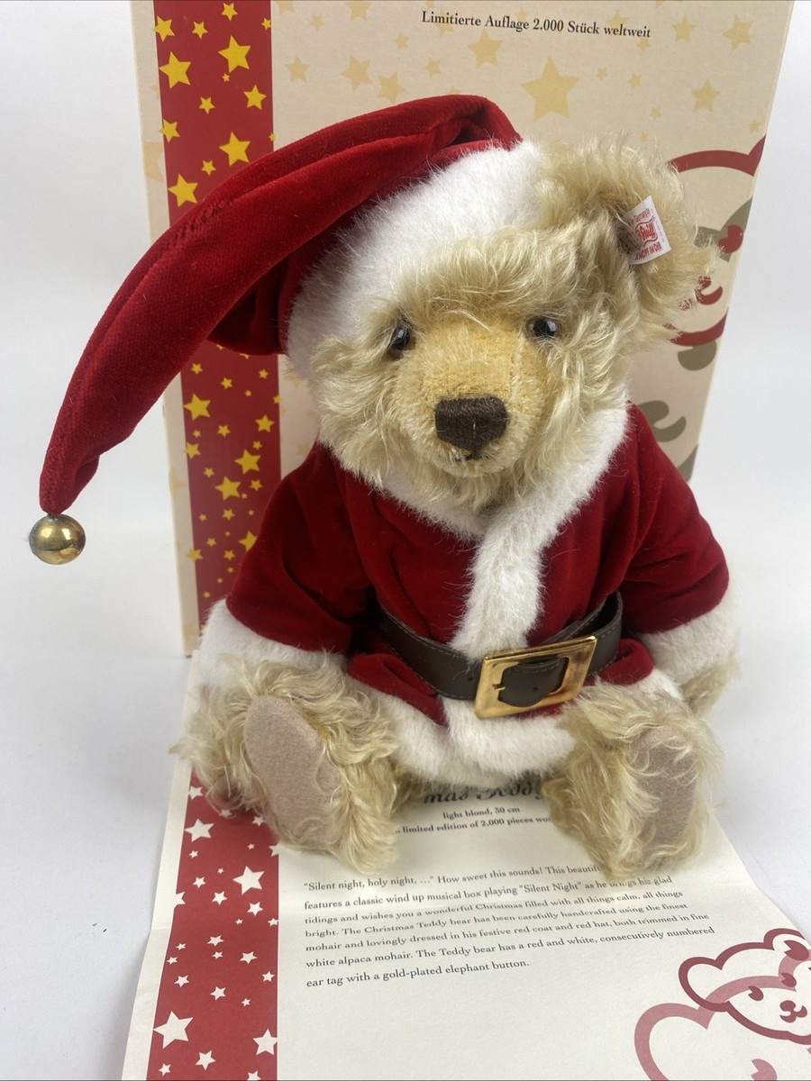 Steiff 2004 Musical Christmas Teddy Bear 