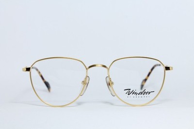 WINDSOR 811 C.2 50-19 Gold Panto Brille Bril Gafas Occhiali BF15