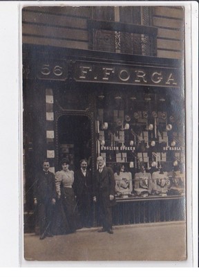 PARIS 8. Jh.: Fotokarte vom FORGA-Laden am 56 Boulevard Haussmann (Schneider